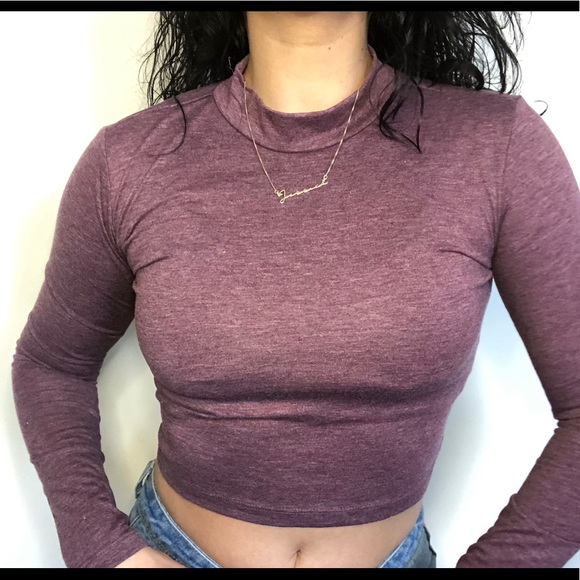 Mauve pink crop top - Picture 1 of 4